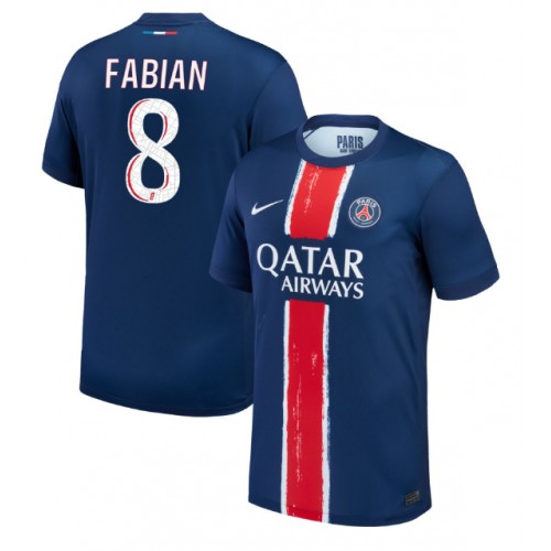 Fotbalové Dres Paris Saint-Germain Fabian Ruiz #8 Domácí 2024-25 Krátký Rukáv